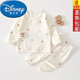 迪士尼（Disney）春夏秋新生兒純棉內(nèi)衣套裝a類(lèi)初生寶寶衣服0到6個(gè)月嬰兒分體衣褲 分體2件套裝【杯子小兔】純棉四 52 【適合5-8斤寶寶】