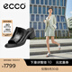 愛步愛步（ECCO）增高涼鞋 夏季粗跟涼拖 雕塑奢華222783 黑色22278304001 37