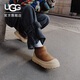 UGG秋季新款男女同款厚底經(jīng)典超短靴休閑彩殼雪地靴明星同款 1174196 CWTC | 栗色/灰白色 42