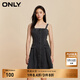 ONLY辣妹風(fēng)氣質(zhì)百搭吊帶短裙連衣裙女|123442014 J09 深牛仔灰色 DARK GREY DENIM S 160/80A