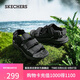 斯凱奇（Skechers）涼鞋男士秋季外穿運(yùn)動(dòng)涼拖鞋男鞋平底踩屎感軟底沙灘鞋237586