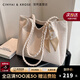 CinvaiKrose包包女包2025新款輕奢托特包女包大容量單肩包七夕情人節(jié)禮物 冰晶銀雪