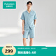 全棉時代【七夕禮物】睡衣柔軟透氣越穿越柔男女士雙層紗布家居服套裝