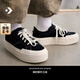 匡威（Converse）官方 悠游All Star男女厚底鞋UU鞋面包鞋黑色A08789C A08789C 36