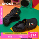 卡駱馳crocs檀健次同款波波洞洞鞋舒適百搭男戶外沙灘鞋包頭拖鞋女鞋|207937 黑色-001 尺碼偏大，選小一碼 43 (270mm)