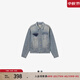 Levi's?SilverTab?25年春夏新款男士美式復古時(shí)尚牛仔夾克外套 淺藍色 004GI-0001 L