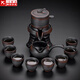 正揚(yáng)紫陶自動(dòng)茶具套裝辦公高檔整套懶人功夫杯茶盤防燙泡茶壺商務(wù)禮物 紫陶自動(dòng)(跳紋)-8杯