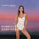 atlanticbeach2025新款爆款海邊度假蝴蝶連體泳衣女高級感遮肚顯瘦泡溫泉泳裝