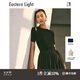 乙來(lái)（EASTERN LIGHT）鏤空針織拼接連衣裙長(cháng)款短袖裙子夏季新款氣質(zhì)裙子女 優(yōu)雅黑 L