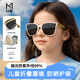 目奢兒童墨鏡TR折疊太陽(yáng)鏡遮陽(yáng)防曬UV400小孩偏光護目眼鏡合適3-15歲