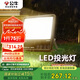 公牛（BULL）LED路燈庭院燈園林照明露營燈 IP65防水200W-3000K暖白光