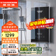 斯帝博即熱式電熱水器家用洗澡發(fā)廊洗頭床理發(fā)店專(zhuān)用超薄熱水器小型恒溫熱水器速熱免儲水小體積 8500W EC-Z85A 黑色經(jīng)濟款 包安裝