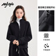 MJ STYLE立領(lǐng)開衫外套女2025秋季寬松休閑百搭短款小個(gè)子運(yùn)動(dòng)風(fēng)長袖上衣