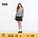 森馬（Semir）半身裙女百搭學(xué)院風(fēng)顯瘦短裙俏皮小個(gè)子秋灰色格子百褶裙時(shí)尚 灰色調00422 M