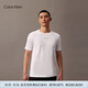 Calvin Klein運動(dòng)【吸濕速干】25夏季男士ck戶(hù)外跑步健身透濕短袖T恤GMS5K159 100-月光白 M