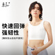 桑嘉超平les帥t無(wú)感繃帶束胸套頭內衣塑身縮胸裹胸女cos大胸顯小 白色 L