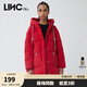 金羽杰羽絨服女中長(cháng)款加厚款冬季新款羽絨面包服女休閑Y21603207 甜椒紅 S 適合130斤以下