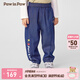 PawinPaw【高色牢度】卡通小熊童裝25年春夏新款男寶寶牛仔長褲 D/Indigo深牛仔藍(lán)色/57 120