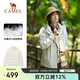 駱駝（CAMEL）羽絨沖鋒衣防寒三合一加絨加厚防風(fēng)防水外套 U1W17a0374 極地白