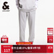 杰克·瓊斯（JACK&JONES） 松緊彈力抽繩腰頭法斗狗刺繡裝飾潮流舒適百搭衛(wèi)褲男裝22511D012