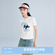 樂(lè )町【商場(chǎng)同款】字母小狗短袖T恤女夏季新款修身氣質(zhì)上衣C2CNF2508 白色 S