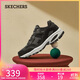 斯凱奇（Skechers）男鞋秋季厚底老爹鞋休閑熊貓鞋軟底運動(dòng)鞋237067