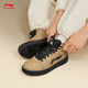 李寧天跡HI丨減震回彈板鞋男鞋加絨腳感舒適中幫經(jīng)典休閑運動(dòng)鞋正品