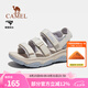 駱駝（CAMEL）戶外涼鞋男鞋夏季新款溯溪涉水速干沙灘鞋防滑透氣運(yùn)動(dòng)涼鞋女 F24B162020，奶白/冰河藍(lán)，女 39
