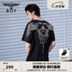 BOY LONDON【暗黑羅盤】夏情侶款短袖權(quán)杖印花炸街潮牌T恤N01906 N0103902 L