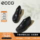 愛(ài)步（ECCO）牛津鞋男鞋 男士皮鞋牛皮休閑皮鞋 都市奧斯陸550284 黑色55028401001 41