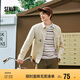 森馬（Semir）森馬長(zhǎng)袖襯衫男春季經(jīng)典翻領(lǐng)字母印花上衣101124105115