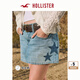 HOLLISTER25夏季Y2K辣妹Miu系牛仔短裙裙褲女裝KI343-5087 淺色 S 165/72A 6標(biāo)準(zhǔn)版