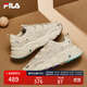 FILA 斐樂(lè )運動(dòng)鞋女MARS II 火星系列二代秋秋季時(shí)尚復古跑步鞋女 奶白/木薯粉-GT 37.5
