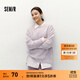 森馬（Semir）毛衣女冬季oversize小狗提花圓領(lǐng)軟糯毛衫慵懶風(fēng)溫柔甜美上衣 紫色調00377 M