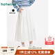 熱風(fēng)【商場(chǎng)同款】蛋糕裙2025年夏季新款女士口袋大擺裙顯瘦A字裙 04白色 M