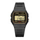 卡西歐casiof91w手表男女復古小方塊小黑表學(xué)生表 F-91WG-9
