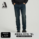 ABLE JEANS【大V褲】男士舒適休閑水洗直筒牛仔褲男 秋香藍(lán) 30 /32