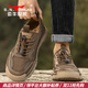 公牛世家男士網(wǎng)面鞋2025夏季新款透氣鏤空休閑鞋子男輕便防臭防滑工裝網(wǎng)鞋 卡其色【GN124101038】 41 （運動(dòng)碼）