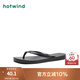 熱風(fēng)【商場(chǎng)同款】女士人字拖夏季新款時(shí)尚沙灘拖鞋舒適平底外穿人字拖 01黑色 37-38 M