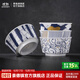 景德鎮(zhèn)（jdz）官方家用中式陶瓷飯碗組合釉上5英寸白瓷碗餐具套裝可微波伴手禮 食悠悠4碗套裝