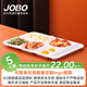 巨博（JOBO）密胺快餐盤六格5個裝 分格飯盤打菜盤餐盒餐飲食堂商用餐具
