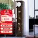 漢時(shí)（Hense）創(chuàng  )意石英落地鐘客廳座鐘現代簡(jiǎn)約時(shí)鐘立鐘裝飾置物架鐘表HG2103 黑胡桃+石英機芯
