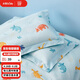 水星兒童（MERCURY Kids）幼兒園全棉抗菌對枕套(湖水綠/遠(yuǎn)古龍)30cm×50cm 嬰幼兒A類