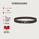 菲拉格慕（Ferragamo）男士雙面GANCINI可調(diào)式腰帶 0464231_C_105 禮物送男友