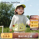巴拉巴拉寶寶外套兒童上衣男童女童2025秋裝寬松可愛(ài)連帽開(kāi)衫208325105211