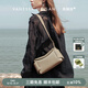 VANESSA HOGAN【高端線(xiàn)新品】VH女包行漫枕頭包頭層牛皮質(zhì)感可單肩斜挎通勤包包 大象灰 (附贈精美禮盒)