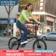 大行（DAHON）自行車20英寸20速超輕鋁合金碟剎成人單車KBA005 黑色BA款油碟