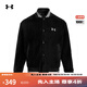 安德瑪（UNDERARMOUR）UA Sherpa男女情侶仿羊羔毛運動(dòng)休閑夾克外套1389370 黑色001 XL