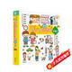 點(diǎn)讀版 0-4歲幼兒認知小百科2 中英雙語(yǔ)點(diǎn)讀圖書(shū)幼兒?jiǎn)⒚蓪殞氃缃虇⒚伤翰粻€紙板書(shū)(支持小猴皮皮點(diǎn)讀筆)