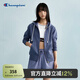 Champion冠軍連帽開(kāi)衫衛(wèi)衣女2025春季新款純色拉鏈外套簡(jiǎn)約休閑 霧霾藍(lán) L